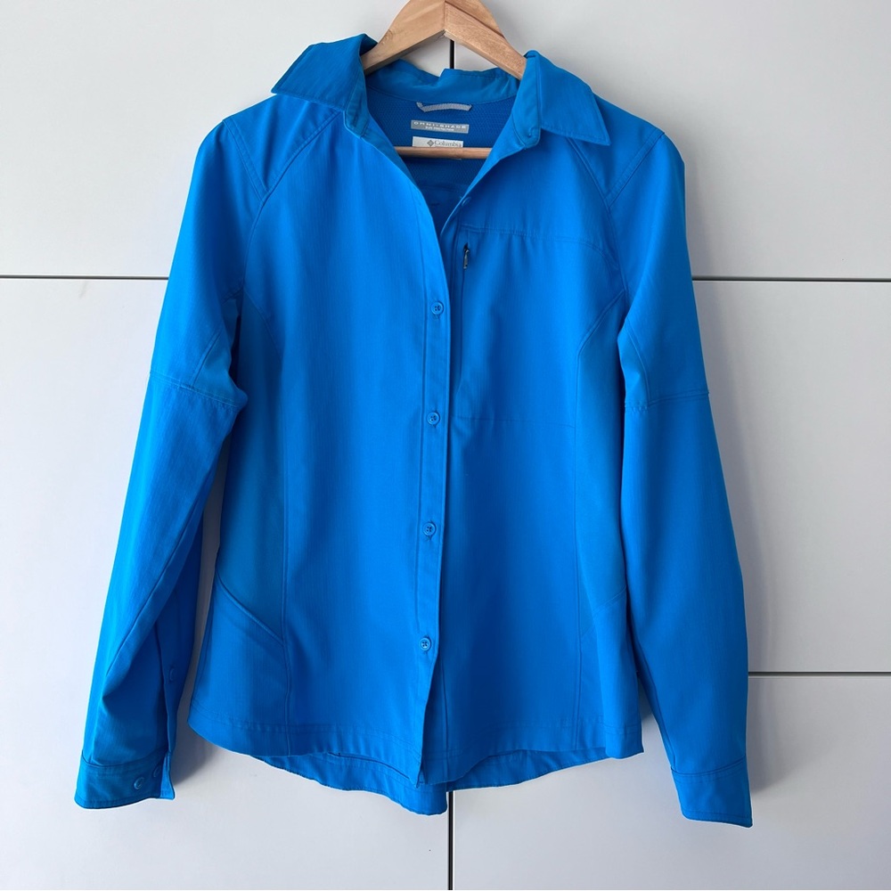Columbia Omni Shade Sun Protection Long Sleeve Button Down Shirt